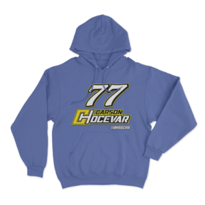 77 Carson Hocevar Hoodie Blue
