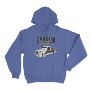 Carson Hocevar Racing Truck Hoodie Blue 1