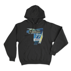 Carson Hocevar Spire Motorsports 77 Spectrum Hoodie Black 1