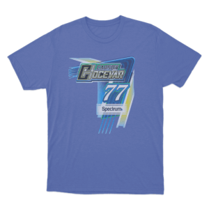 Carson Hocevar Spire Motorsports 77 Spectrum T Shirt Blue